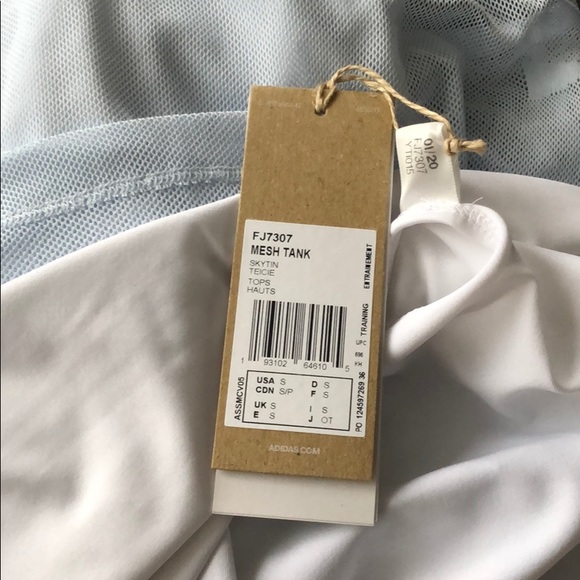 Adidas training tank top with layered design - Picture 3 of 8